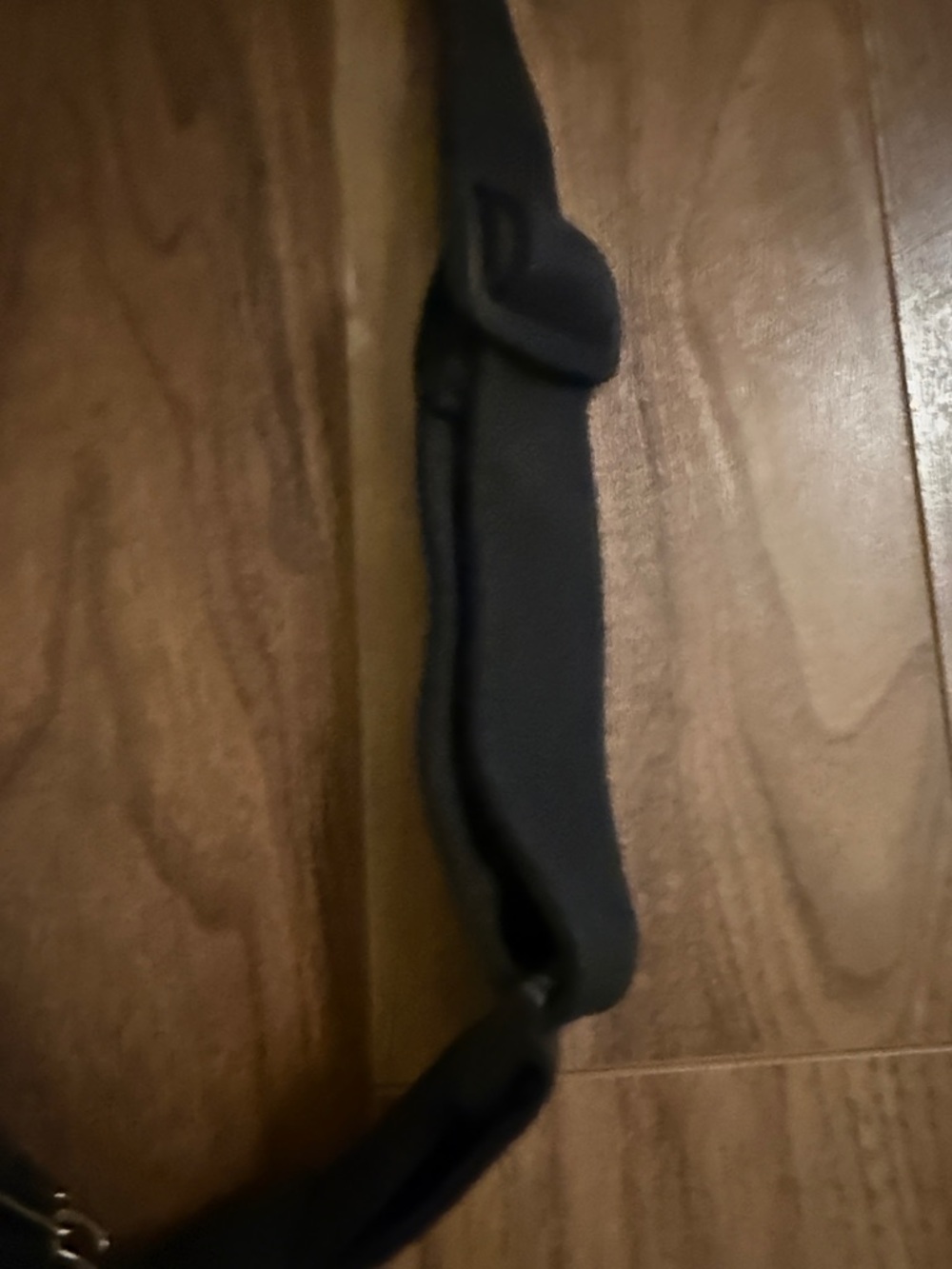 Black Crossbody Sling Bag with adjustable strap. - Picture 2 of 6